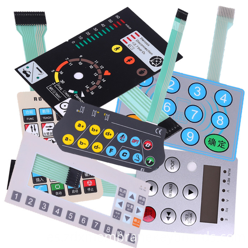 Interruptor de teclado de membrana de luz de fondo Backlight Membrane Keypad Switch